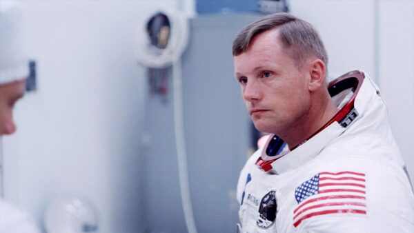 Neil Armstrong getting ready for launch. Image Credit: CNN Films/MacGillivray Freeman Films