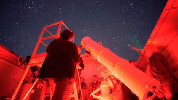 The Calver Telescope on a Night Sky Tour. Image Credit: Roger Groom