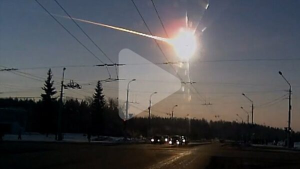 Image of the Chelyabinsk Meteor the hit Earth on the 15 of February 2013. Image Credit: Artur Alves
