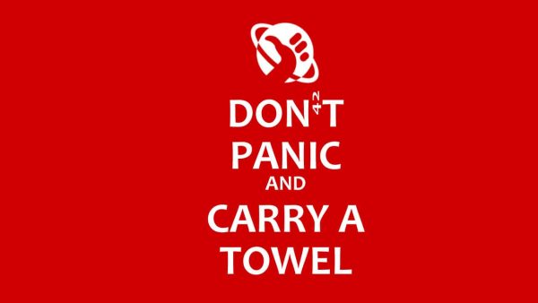 Don't panic and carry a towel. Image Credit: boingboing.net