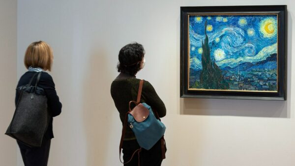 People looking at starry night. Image Credit: Steven Zucker