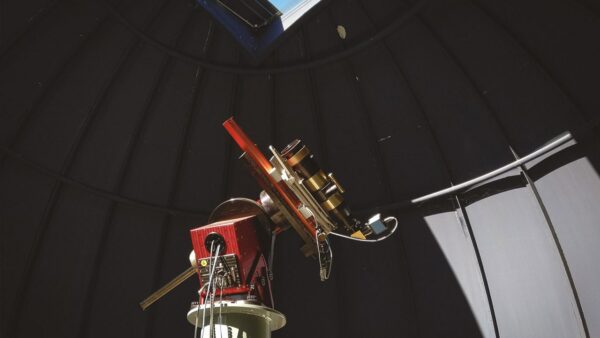 The Coronado Solar Telescope in the Uni Dome. Image Credit: Matt Woods